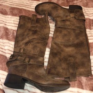 Brown boots